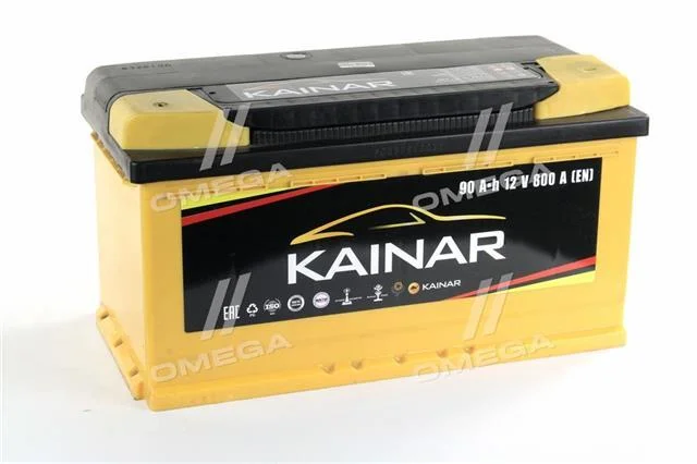 Аккумулятор 90Ah-12v Standart+ (353х175х190),L,EN800 KAINAR 090 261 1 120 ЖЧ (фото 1)