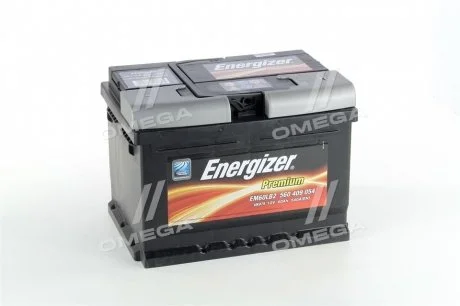 Аккумулятор 60Ah-12v Prem.(242х175х175), R, EN540 Energizer 560 409 054