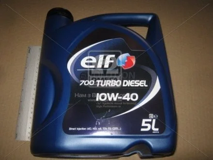Масло моторн. Evolution 700 TD 10W-40 (SN) (Канистра 5л) Elf 201553