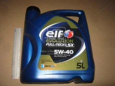Олива моторна Evolution FULL-TECH LSX 5W-40 (Каністра 5л) Elf 194892