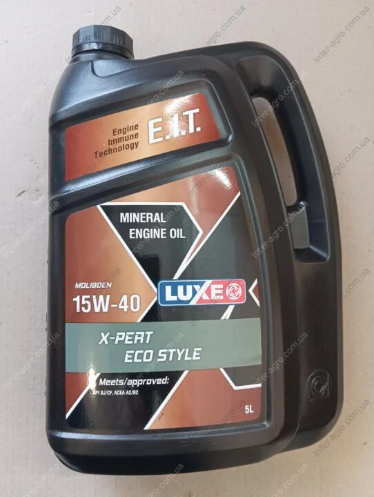 Масло моторна Молибден 15W-40 SJ/CF (Канистра 5л) LUXE 7431/2 (фото 1)