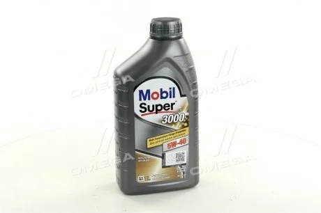 Масло моторн. SUPER 3000 5W-40 (Канистра 1л) MOBIL 150012