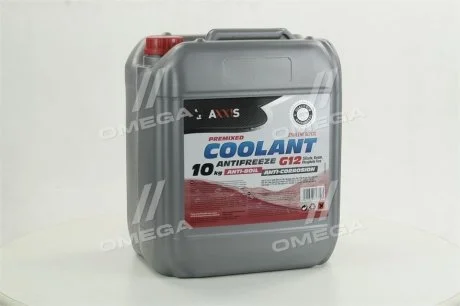 Антифриз RED G12 Сoolant (красный) (Канистра 10л/8,87кг) (AXXIS) AXXIS Польша AX-2003