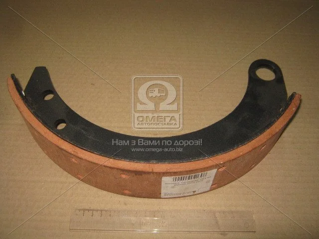 Колодка гальмівна ГАЗ 66, ГАЗ 3308 задня в зборі DETALKA 66-3502090 (фото 1)