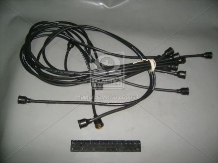 Провод зажигания ЗИЛ 130 силикон черный 9шт (Украина) Струм ЧП, Украина 01-11-018