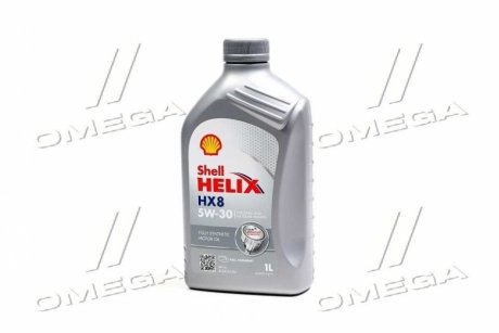 Олива моторна Helix HX8 SAE 5W-30 SL/CF (Каністра 1л) Shell 4102817161 (фото 1)