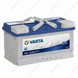 Аккумулятор 80Ah-12v BD(F17) (315х175х175),R,EN740 Varta 580 406 074