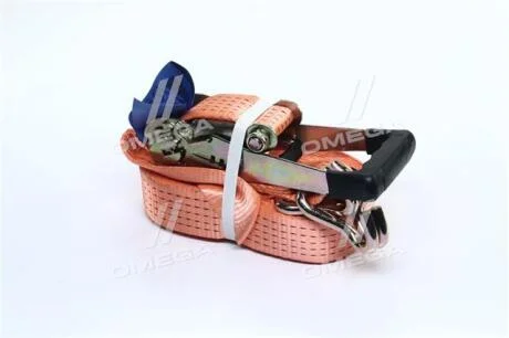 Стяжка груза, 5t. 50mm.x10m.(0.5+9.5) прорезин. ручка <ДК> Дорожня карта DK-3910