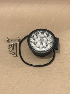 Фара LED кругла 42W, 14 ламп, 116 * 137,5мм, вузький промінь <> Дорожня карта DK B2-42W-B SL (фото 1)