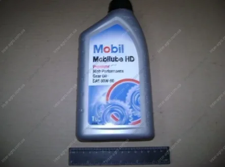 Олива трансміс. Mobilube HD 80W-90 API GL-5 (Каністра 1л) MOBIL 414202