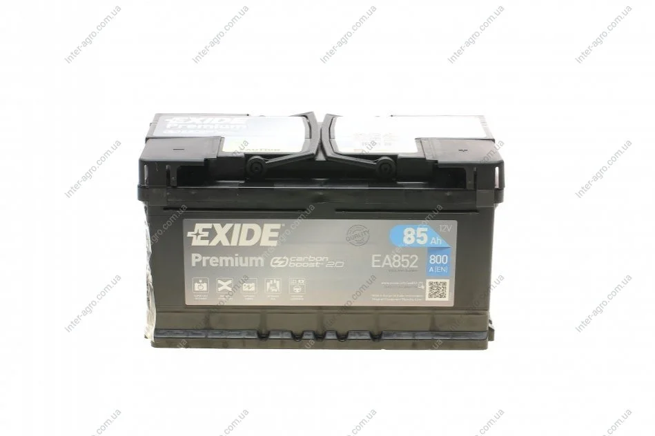 Аккумулятор 85Ah-12v Exide PREMIUM(315х175х175),R,EN800 EXIDE EA852 (фото 1)