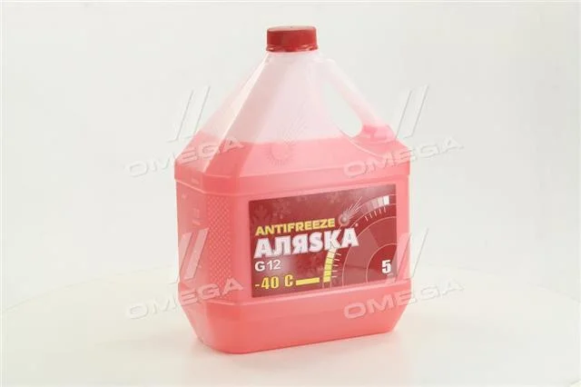 Антифриз Аляска ANTIFREEZE-40 (червоний) Каністра 5л/4,9 кг АЛЯSКА 5527 (фото 1)