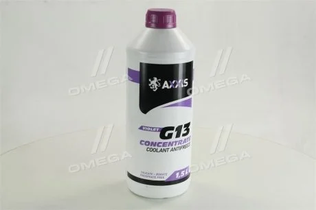 Антифриз <AXXIS> RED концентрат G12+ (-80C) (Канистра 4л) AXXIS Польша P999-G13