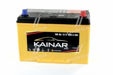 Аккумулятор 100Ah-12v Asia (304x173x220),R,EN800 KAINAR 090 341 0 110