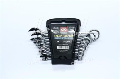 Набор ключей комбинированных 8-19мм, 8 пр., пластик <ДК> Дорожня карта DK-ST-8b