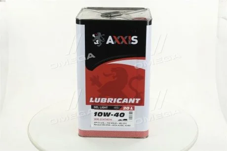 Масло моторн. AXXIS 10W-40 DZL Light (Канистра 20л) AXXIS Польша 48021043885
