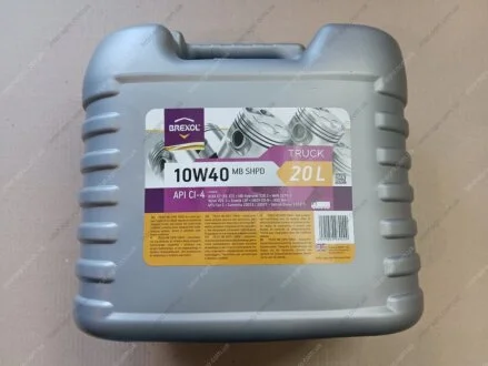 Олія моторна TRUCK MB 10W40 CI-4 (Каністра 20л) BREXOL 48391050989