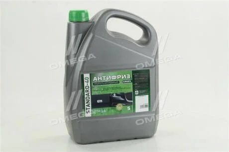 Антифриз G11 STANDART-40 LONG LIFE зелений (4,5 кг.) Дорожня карта 4802877305