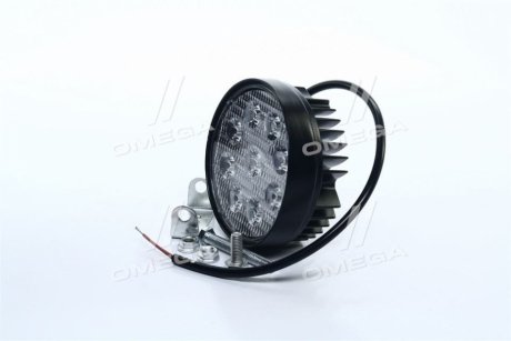 Фара LED кругла 27W, 9 ламп, 110 * 128мм, вузький промінь <ДК> Дорожня карта DK B2-27W-B SL