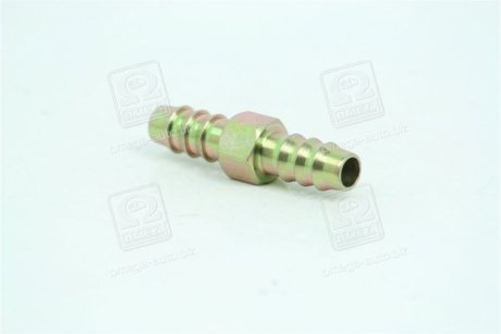 Соединитель 10мм зубчатый для трубки (металл) RIDER RD 01.01.56