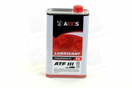 Масло трансмисс.(красное) AXXIS ATF 3 (Канистра 1л) AXXIS Польша 48021043914