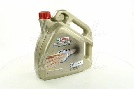 Масло моторное EDGE 0W-40 А3/В4 (Канистра 4л) Castrol 15F6B5 (фото 1)