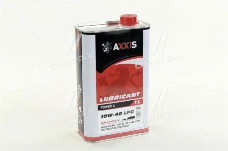 Масло моторн. AXXIS 10W-40 LPG Power A (Канистра 1л) AXXIS Польша 48021043873