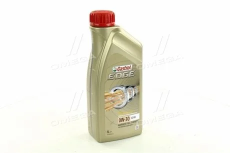 Масло моторное EDGE 0W-30 A3/B4 (Канистра 1л) Castrol 15F698 (фото 1)