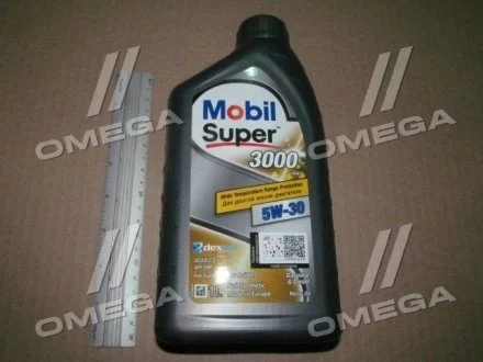 Масло моторн. SUPER 3000 XE 5W-30 (Канистра 1л) MOBIL 411095