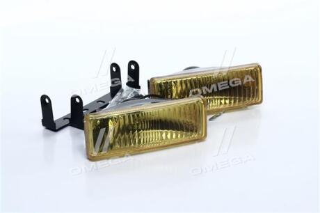 Фари додаткові жовті, H3/12V/55W, 128*45mm <ДК> Дорожня карта DK-Y010
