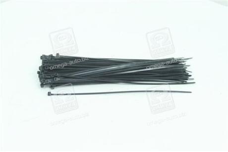 Хомут пластиковий 2.5х200мм. чорний 100шт./уп. <ДК> Дорожня карта DK22-2.5х200BK