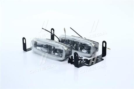 Фари додаткові білі, H3/12V/55W, 135*65mm <ДК> Дорожня карта DK-W095