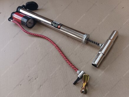 Насос ручной с ресивером и манометром 38x500mm <ДК> Дорожня карта ZG-0013A