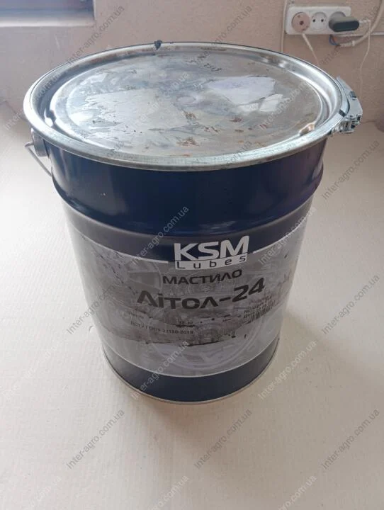 Мастило Літол-24 (від -40 °C до +130 °C) КСМ-ПРОТЕК (відро 17кг) KSM PROTEC 2200004781013 (фото 1)