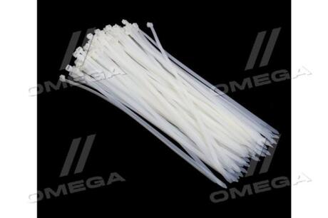 Хомут пластиковий 7.6 х400мм. білий 100шт./уп. <ДК> Дорожня карта DK22-7.6х400WT