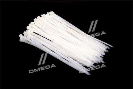 Хомут пластиковий 7.6 х300мм. білий 100шт./уп. <ДК> Дорожня карта DK22-7.6х300WT