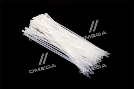 Хомут пластиковий 4.5 х300мм. білий 100шт./уп. <ДК> Дорожня карта DK22-4.5х300WT