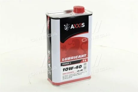 Олія моторна. AXXIS 10W-40 Power Х (Каністра 1л) AXXIS Польша 48021043878