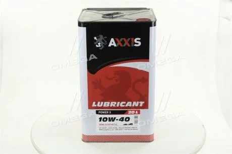 Олія моторна. AXXIS 10W-40 Power Х (Каністра 20л)) AXXIS Польша 48021043880