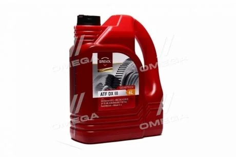 Олива трансмісійна ATF DX III (Каністра 4л) BREXOL 48391050985