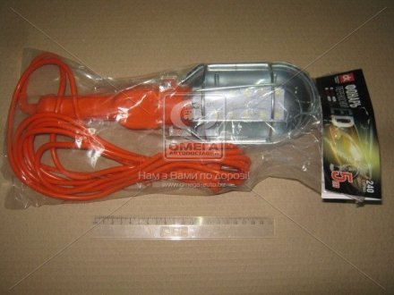 Фото 1 - фонарь переносной с LED лампой, 220В, 5м., <ДК> Tempest DK-18529A Фонарь переносной с LED лампой, 220В, 5м., <ДК> Tempest DK-18529A (фото 1)