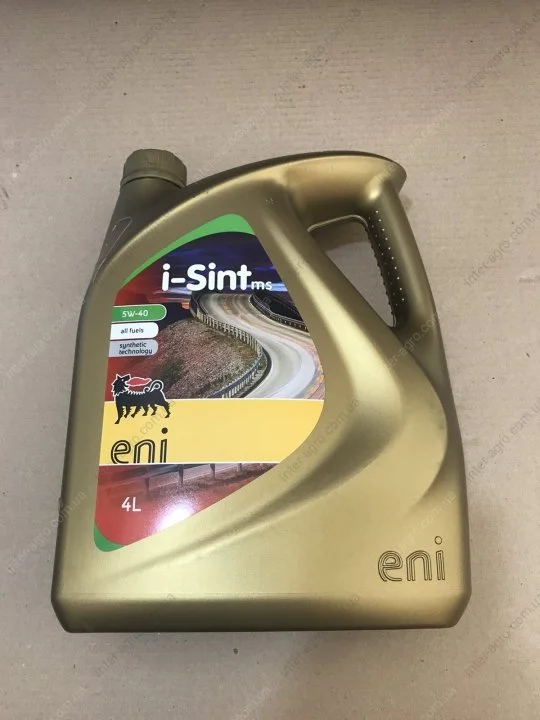 Олива моторна ENI I-Sint MS 5W-40 (Каністра 4л) Eni 102282 (фото 1)