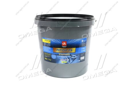 Мастило Літол-24 Standard (Відро 20л/17кг) (ДК) Дорожня карта DK Litol 17