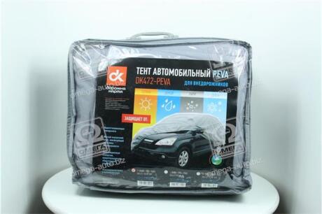 Тент авто позашляховик PEVA M 440*185*145 <ДК> (2-й сорт) Дорожня карта DK472-PEVA-2M