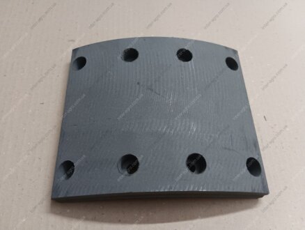 Накладка гальмівна СУПЕРМАЗ, МАЗ-5336, МАЗ-6422, КрАЗ, КрАЗ-6510 свердлена 18 мм (Трібо) ТРИБО 5336-3501105