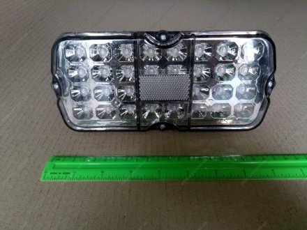 Ліхтар УАЗ задній LED 12В (біле скло) (ДК) Дорожня карта 71.3716010/11-01