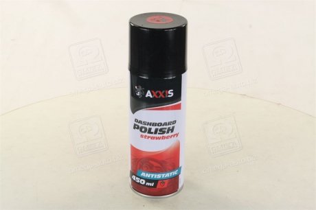 Полироль пластика КЛУБНИКА 450ml <AXXIS> AXXIS Польша VSB-096