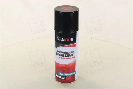 Полироль пластика КЛУБНИКА 450ml <AXXIS> AXXIS Польша VSB-096