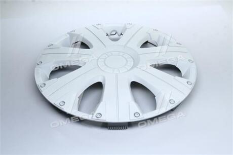 Ковпак колісний R15 ULTRA білий <ДК> Дорожня карта DK-R15UW