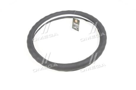 Чохол на кермо чорний гладкий ХL <ДК> Дорожня карта DK-XL30ВK